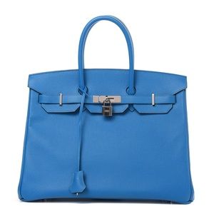 Hermes Epsom Birkin 35 Bleu Zanzibar